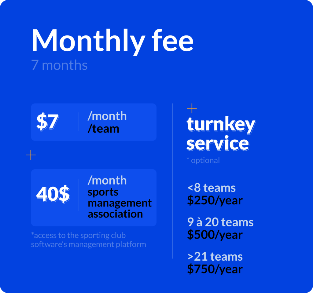 Monthly Fee club