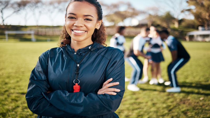 coach cheerleader